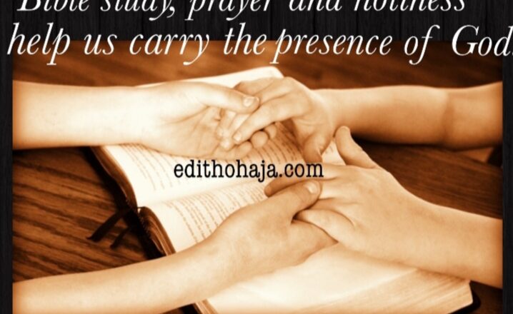 CARRYING THE PRESENCE OF GOD
